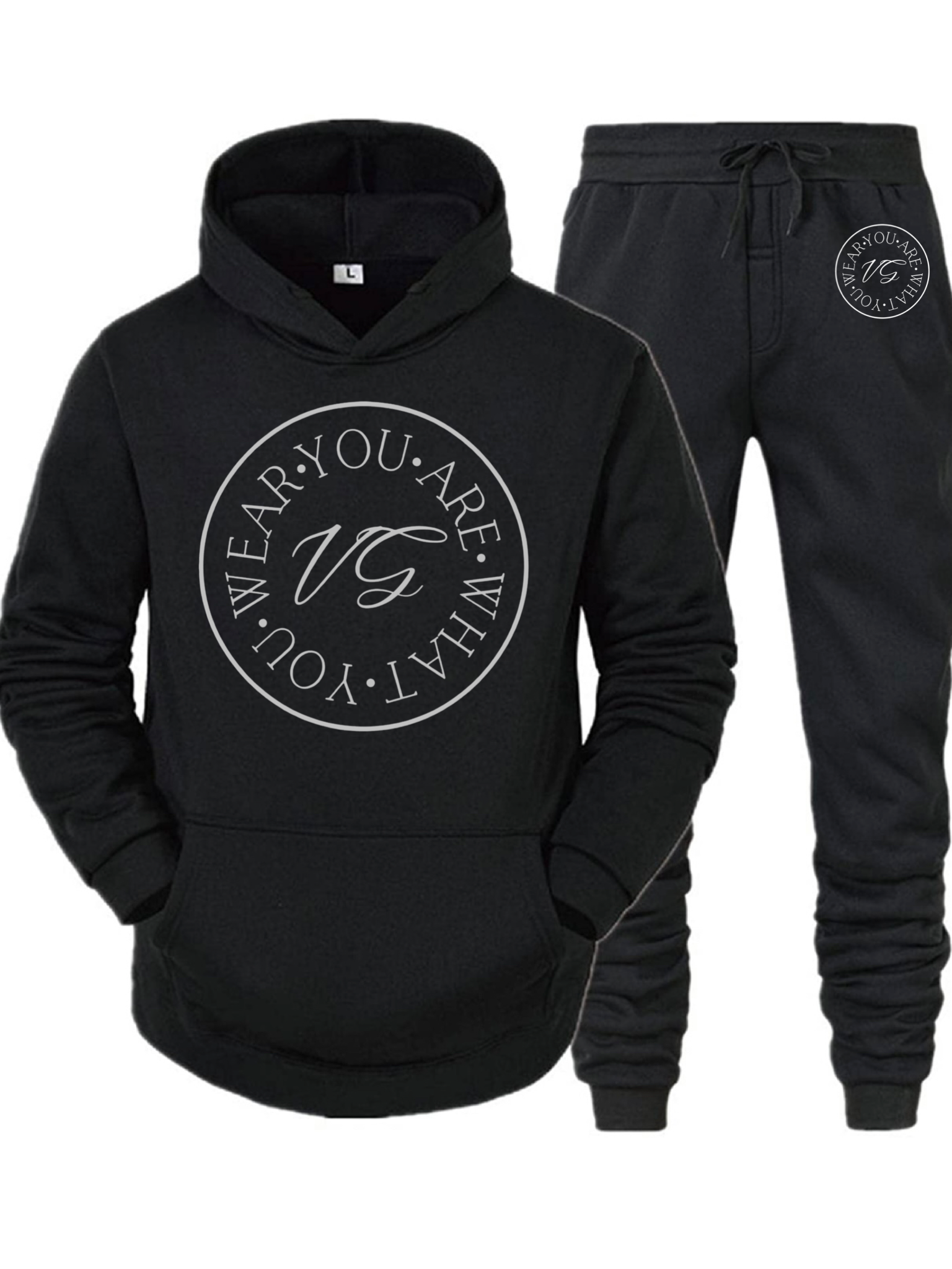 VG Stamp Hooded Jogger Set