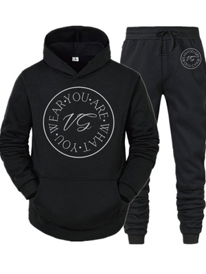 VG Stamp Hooded Jogger Set