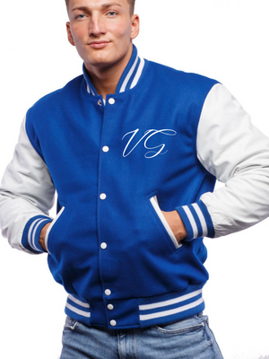 Rich. Wealthy. Healthy. Varsity Jacket