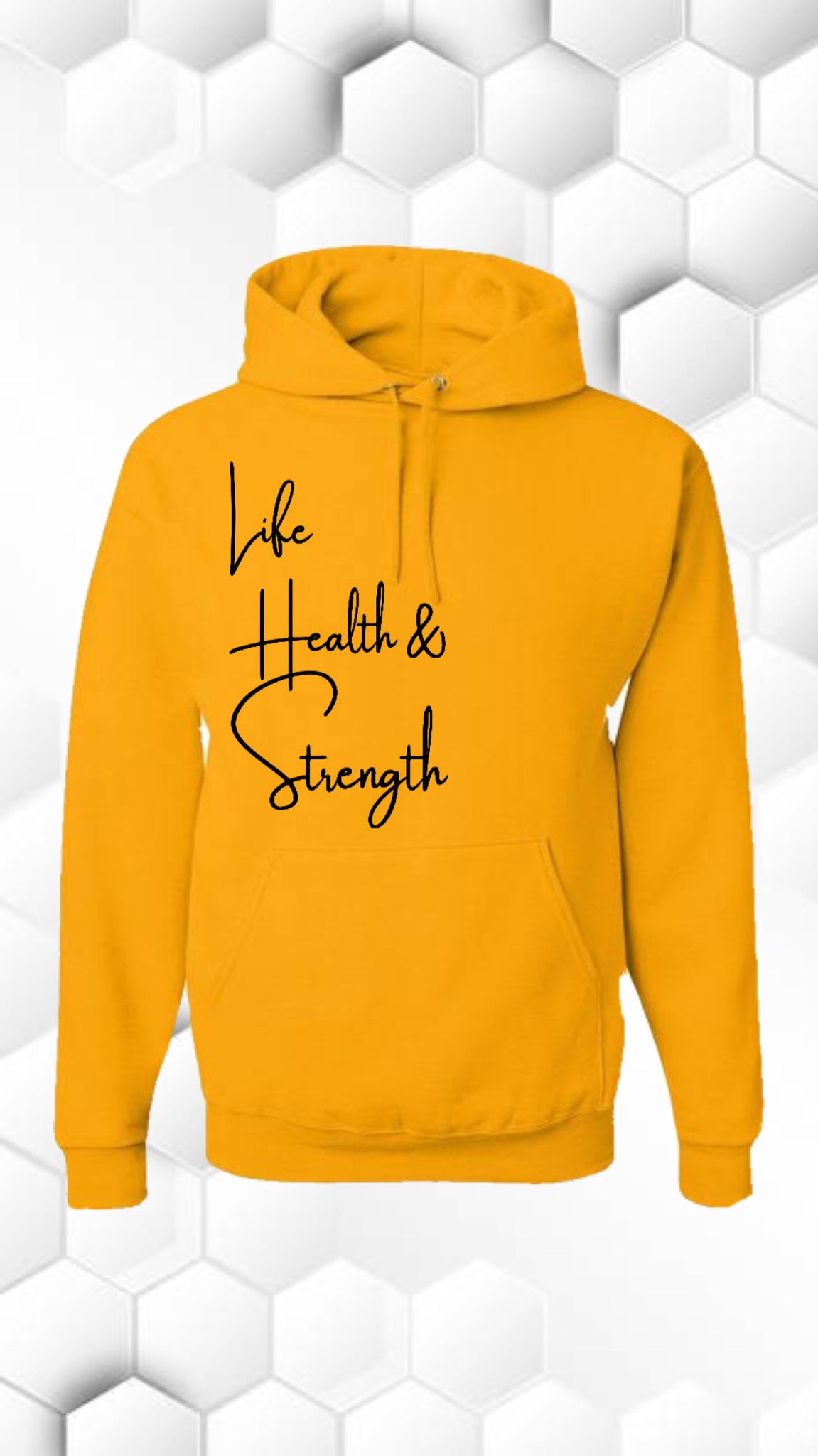 Life Health & Strength Hoodies